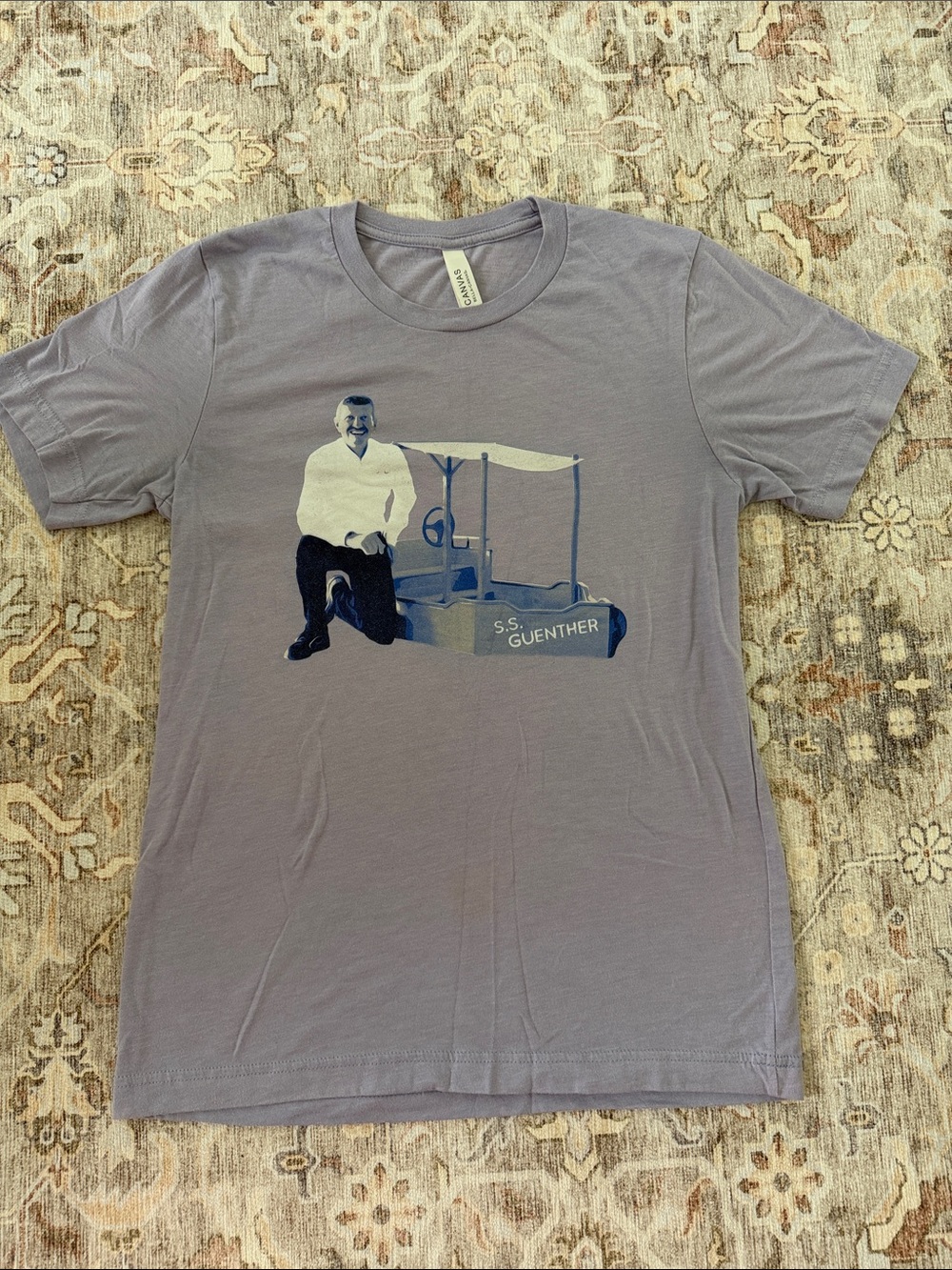 S.S. Guenther Short Sleeve Graphic Tee - Light Gray